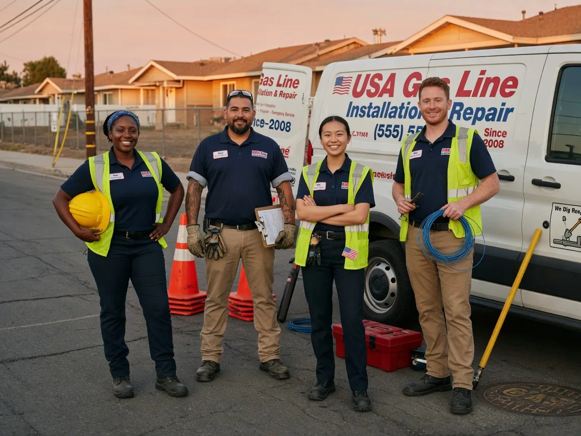 Gas Line Installation company in Green Camp, OH